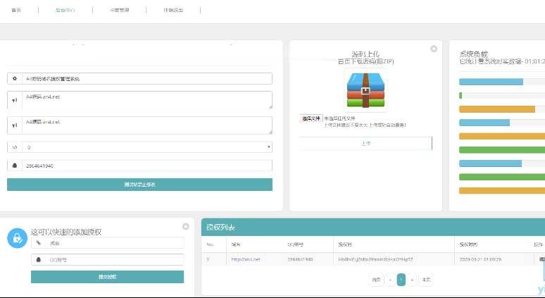 域名授权系统源码-卡密自助授权系统-易站站长网