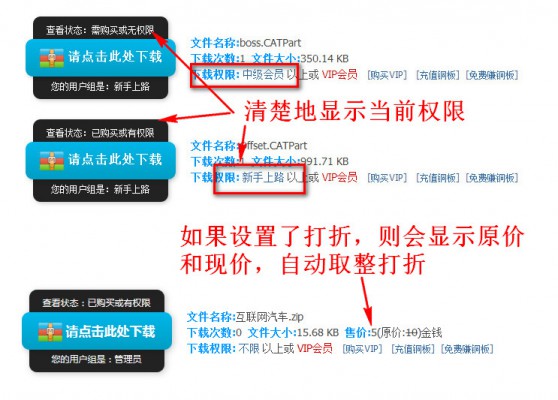 discuz插件-附件打折和下载限制 商业版-易站站长网