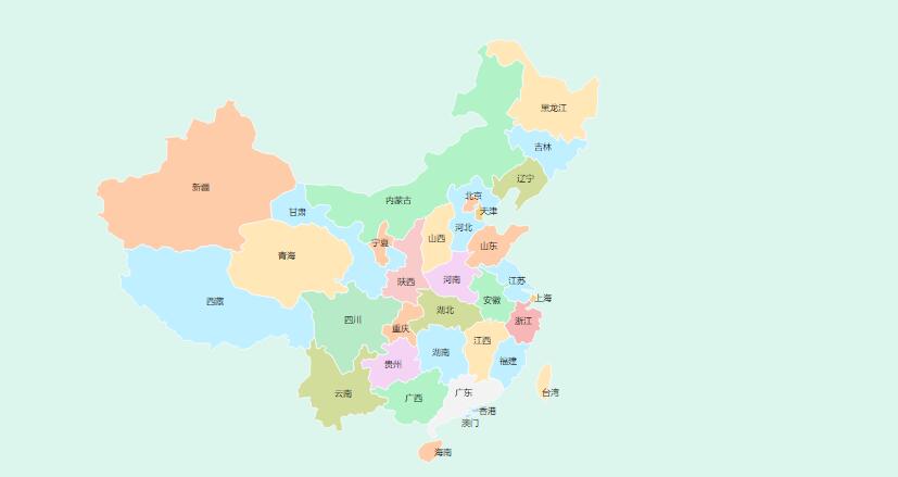 jQuery插件-html5 svg中国地图悬停显示省市代码-易站站长网