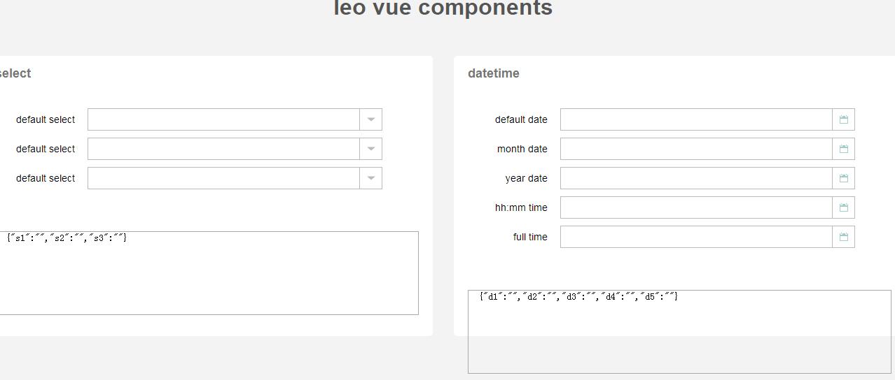 jQuery插件基于vue.js下拉框菜单选择和日期时间选择代码-易站站长网