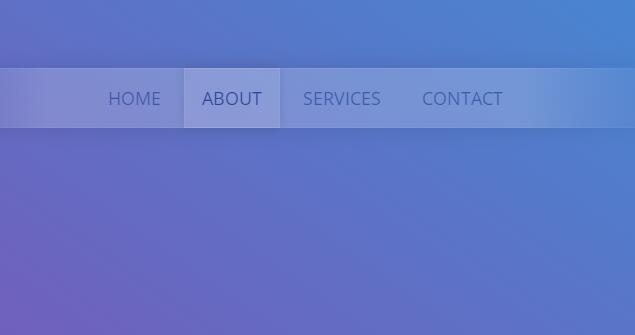 js+css3透明渐变风格导航菜单源码特效源码-易站站长网