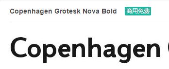 Copenhagen Grotesk Nova Bold英文ttf字体免费下载-易站站长网