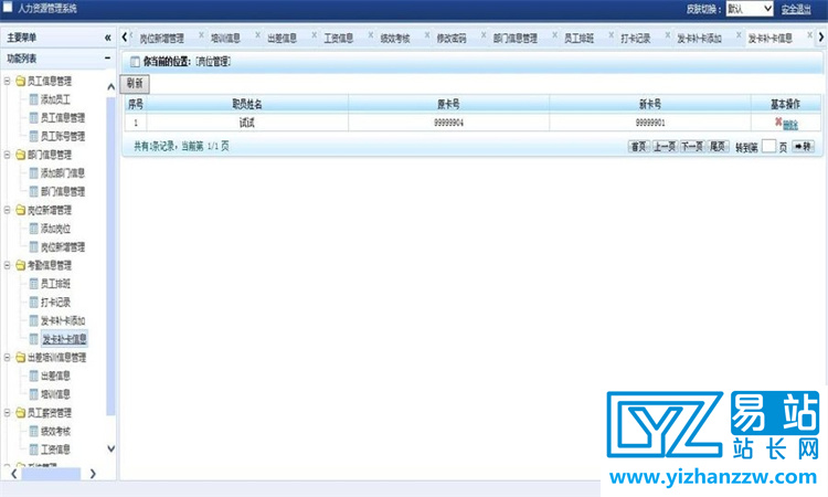 HR JAVA人力资源管理系统OA源码-易站站长网