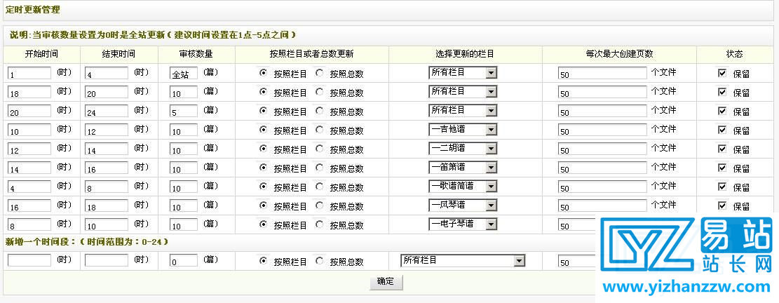 织梦定时自动更新发布文章插件-易站站长网