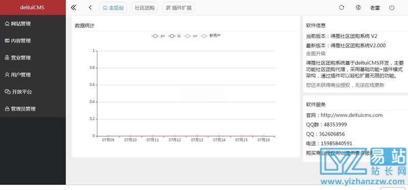 [PHP]得推社区团购系统源码v3.2-易站站长网